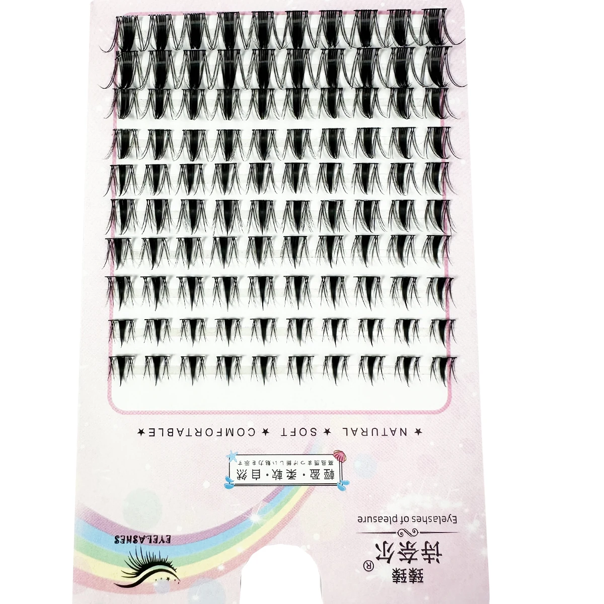 Nieuwe 8-16mm Fairy Lash Clusters Manga Wimper Clusters WideSpan DIY Wimpers Wetlook Spiky Piekerige Individuele wimpers