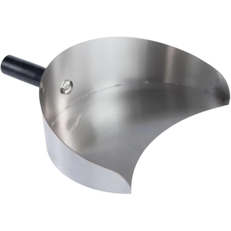 Stainless Steel BBQ Meat Shovel Tray Middle Eastern Grilling Turner Outdoor Barbecue Meat Receiving Plate for Restaurant Picnic
