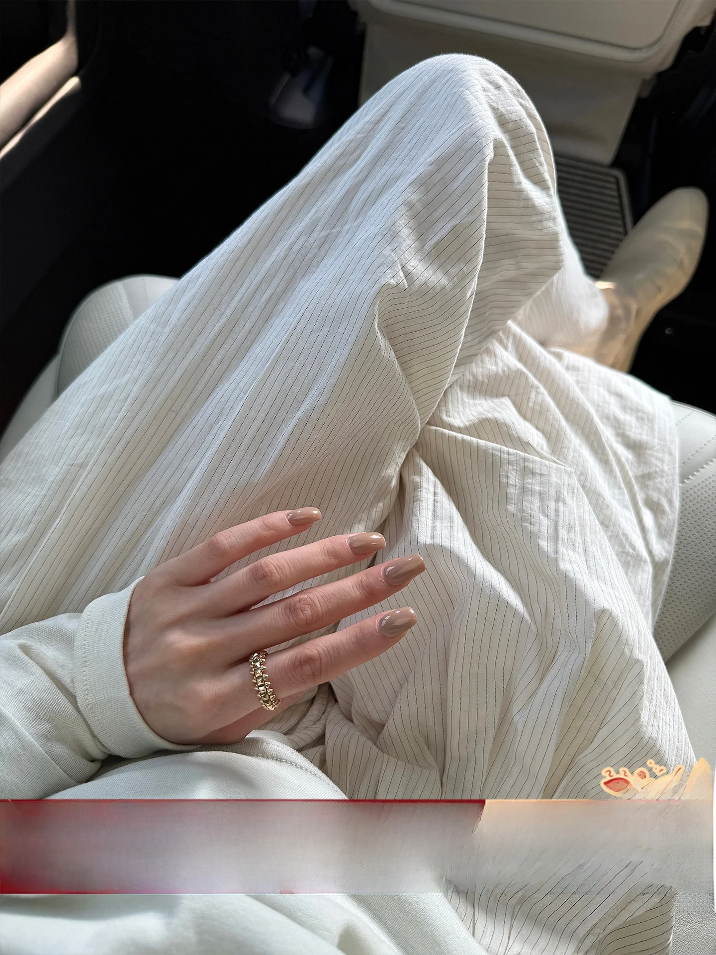 

Женские летние тонкие дышащие повседневные брюки Ele в полоску, свободные, широкие, прямые, в пол