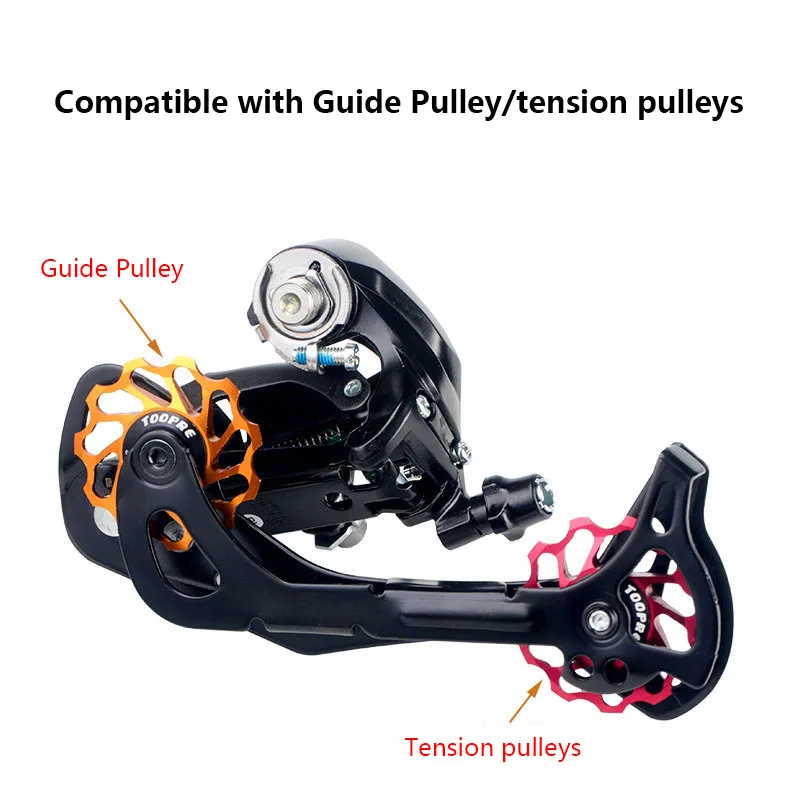 Bicycle Rear Derailleurs 11T Guide / Tension Pulleys Aluminum alloy Mountain Road Bike Transmission Cermet Bearing