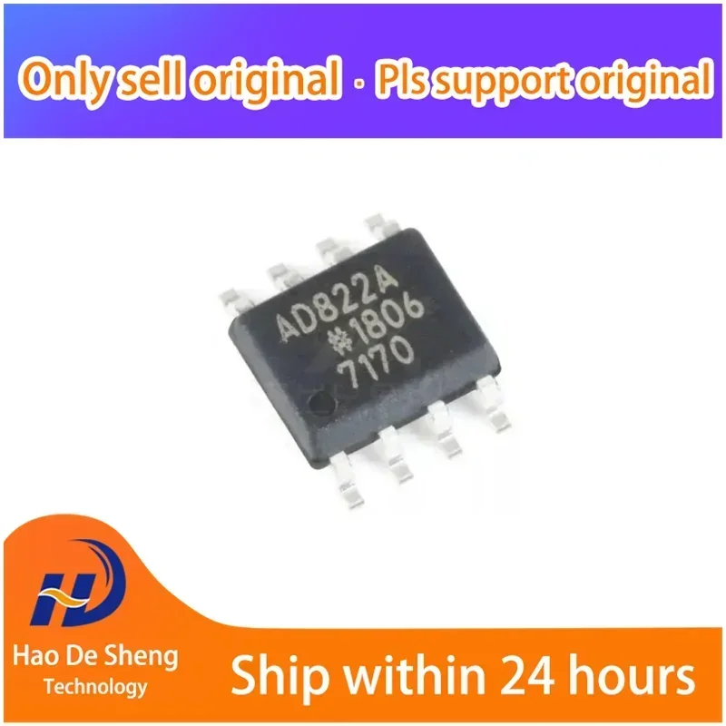 10PCS/LOT AD822AR  AD822ARZ  SOIC-8 New Original in Stock