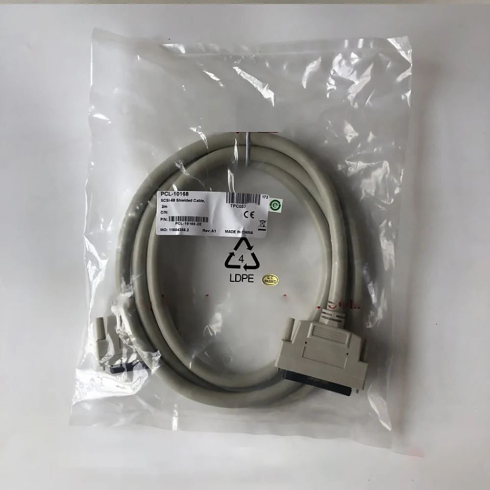 For Advantech LGA 68 SCSI cable 2 m data cable PCL-10168-2E