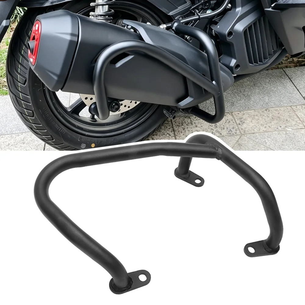 UHR150 UFR150 Exhaust Guard Crash Bar Bumper For Haojue UHR UFR 150 Motorcycle Muffler Protector Stunt Cage Falling Protection