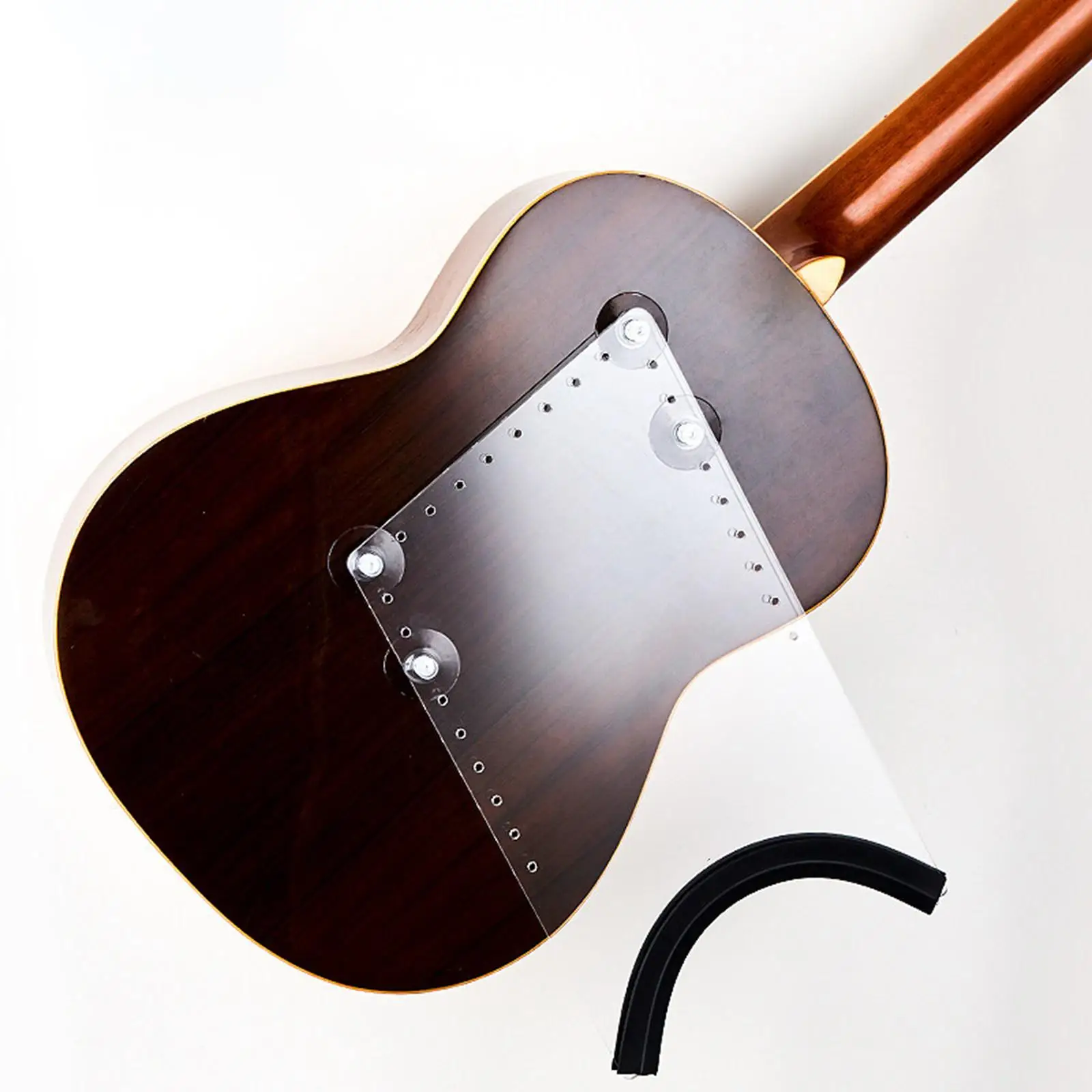 Multifunction Guitar Leg Support Portable Acrylic Foot Stool for Acoustic Classical Guitar Kneeling Support