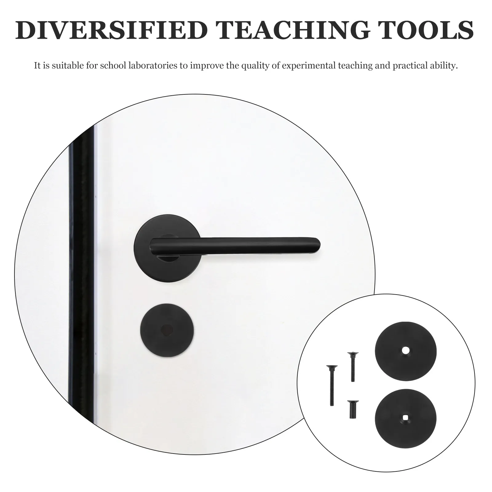 1Set Stainless Steel Round Escutcheon Plate 67Mm Deadbolt Hole Cover Plate for Wooden Metal Doors Door Repair Cover Privacy