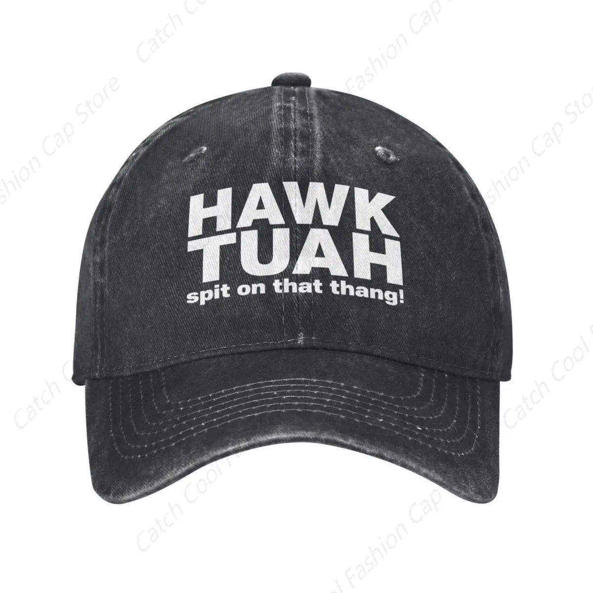 

Vintage Hawk Tuah Meme Denim Baseball Caps Snapback Sun Hat Women Men Cap Hats Summer Hip Hop Casquette Sports Travel