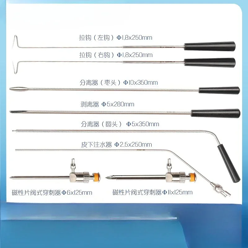 Laparoscopic Thyroid Instruments, Thyroid Retractor Bendable Stripper Subcutaneous, Thyroid Water Injection Device Stripper