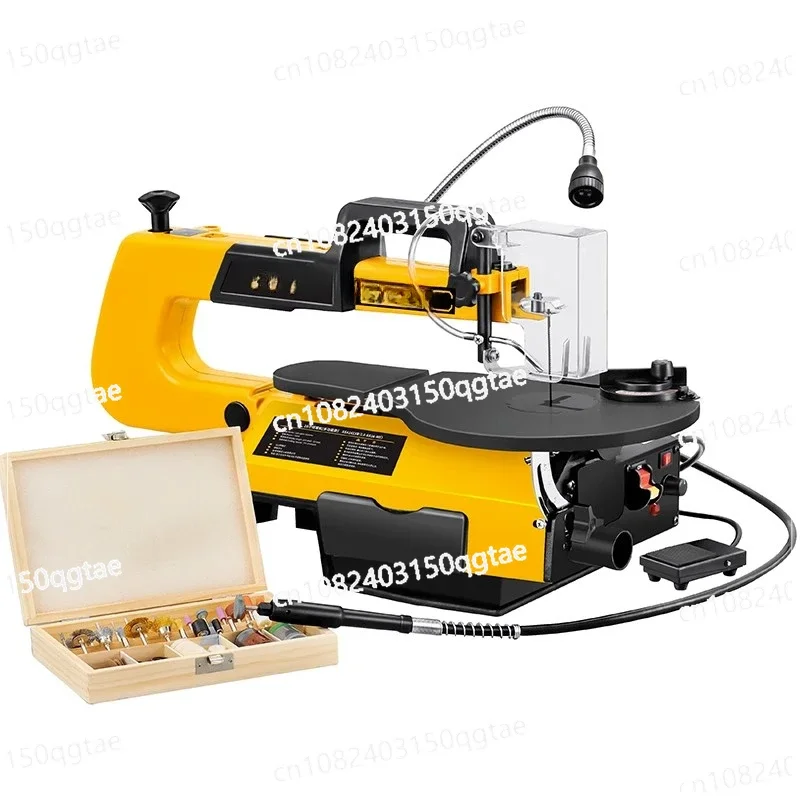 16 Inch Electric Hand Saw Desktop Saw Woodworking Wire Saw Carving Machine Speed Regulation