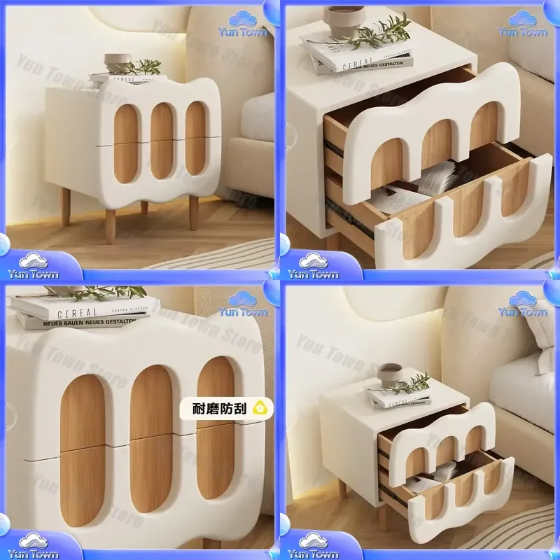 New Ins Living Room Sofa Locker for Small Multi-Functional Storage Cabinet Bedside Cabinet Modern Bedroom Cabinet for Sofa