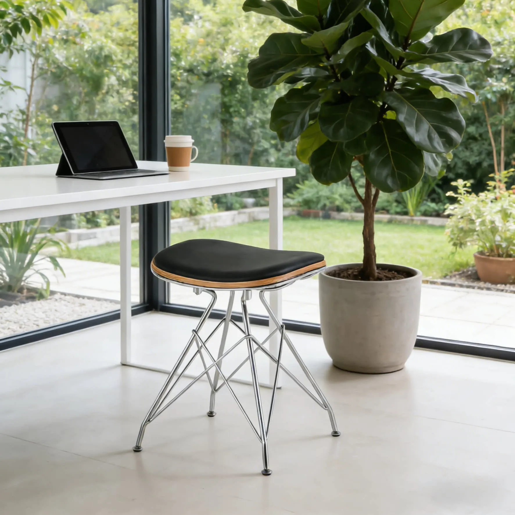 Creative Home Dressing Chair, Shoe Changing Stool, Simple Home Dining Chair, Bedroom Desk, Upholstered Chair