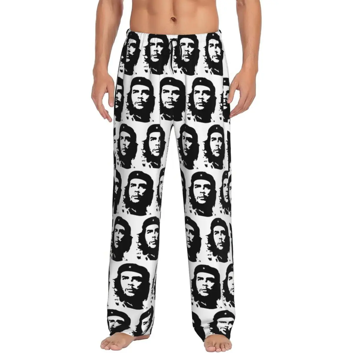 

Изготовленные на заказ пижамные штаны Че Гевары, мужская одежда для сна, штаны для сна с карманами