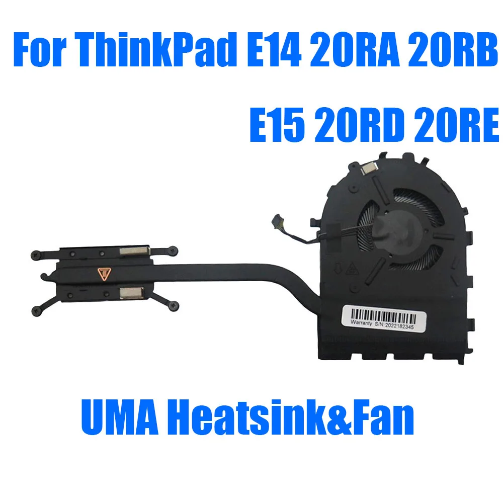 

Для ноутбуков Lenovo ThinkPad E14 20RA 20RB / E15 20RD 20RE 5H40S72907, а также для ноутбуков Toshiba: радиатор и вентилятор UMA.