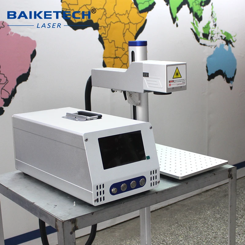 Raycus Desktop Fiber Laser Marking Marker Machine TH-450Pro 20W/30W for Metal Stainless Steel Copper Aluminum Laser Engraving