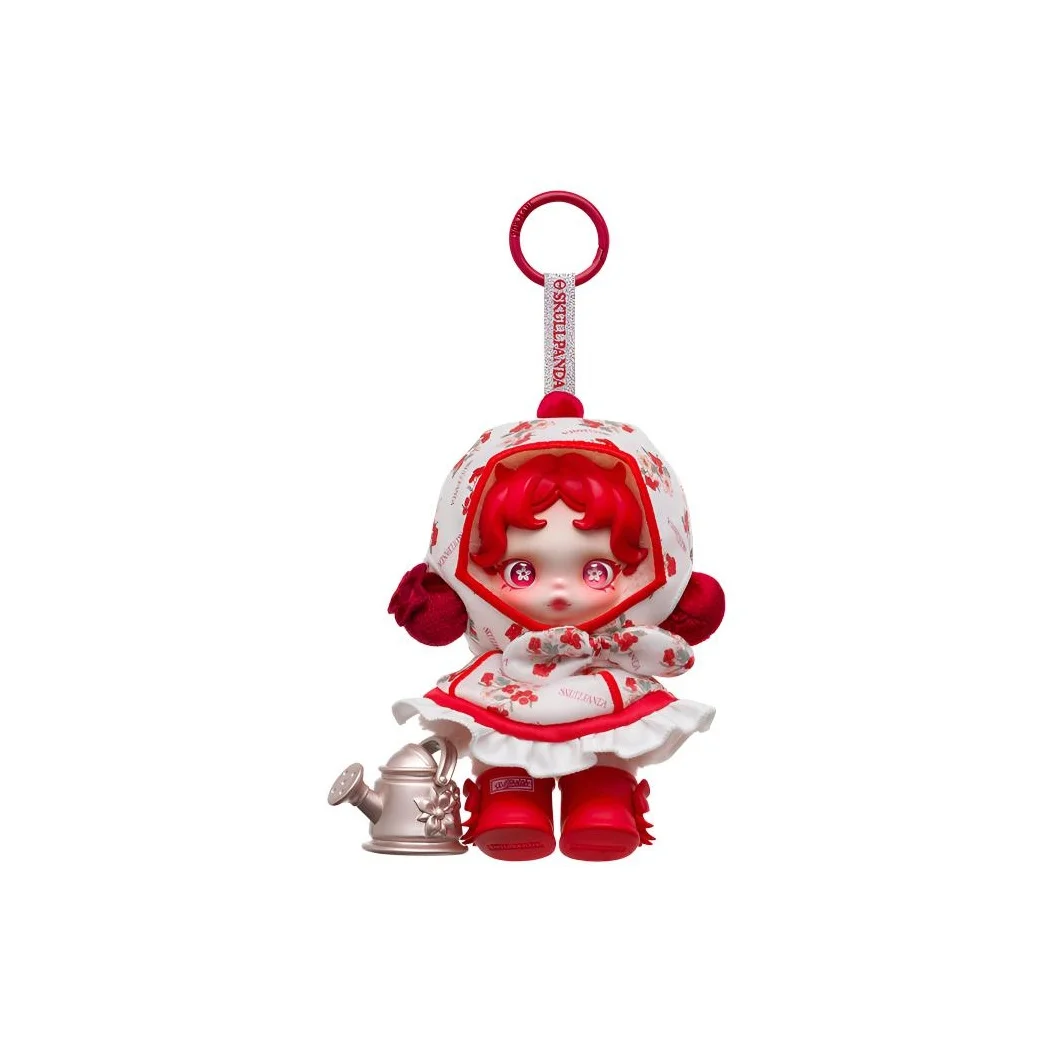 POP MART Skullpanda Blossoming In The Flower Garden Plush Doll Charm Keychain Trend Based Products PPMT-2604-0056