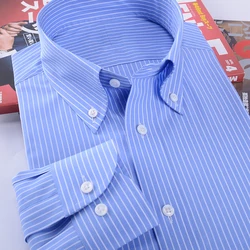 American cuffs collar pointed buckle men's long sleeved shirt 100% cotton fashionable slim fit casual shirt for men