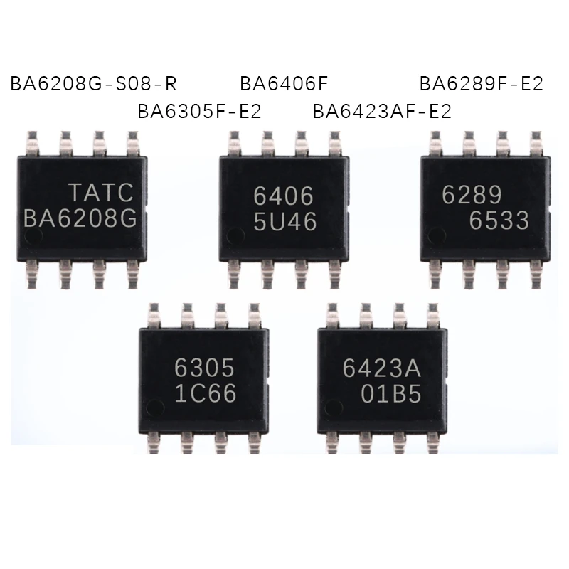 

1PCS BA6208G-S08-R BA6289/BA6305F-E2 BA6406F BA6423AF-E2