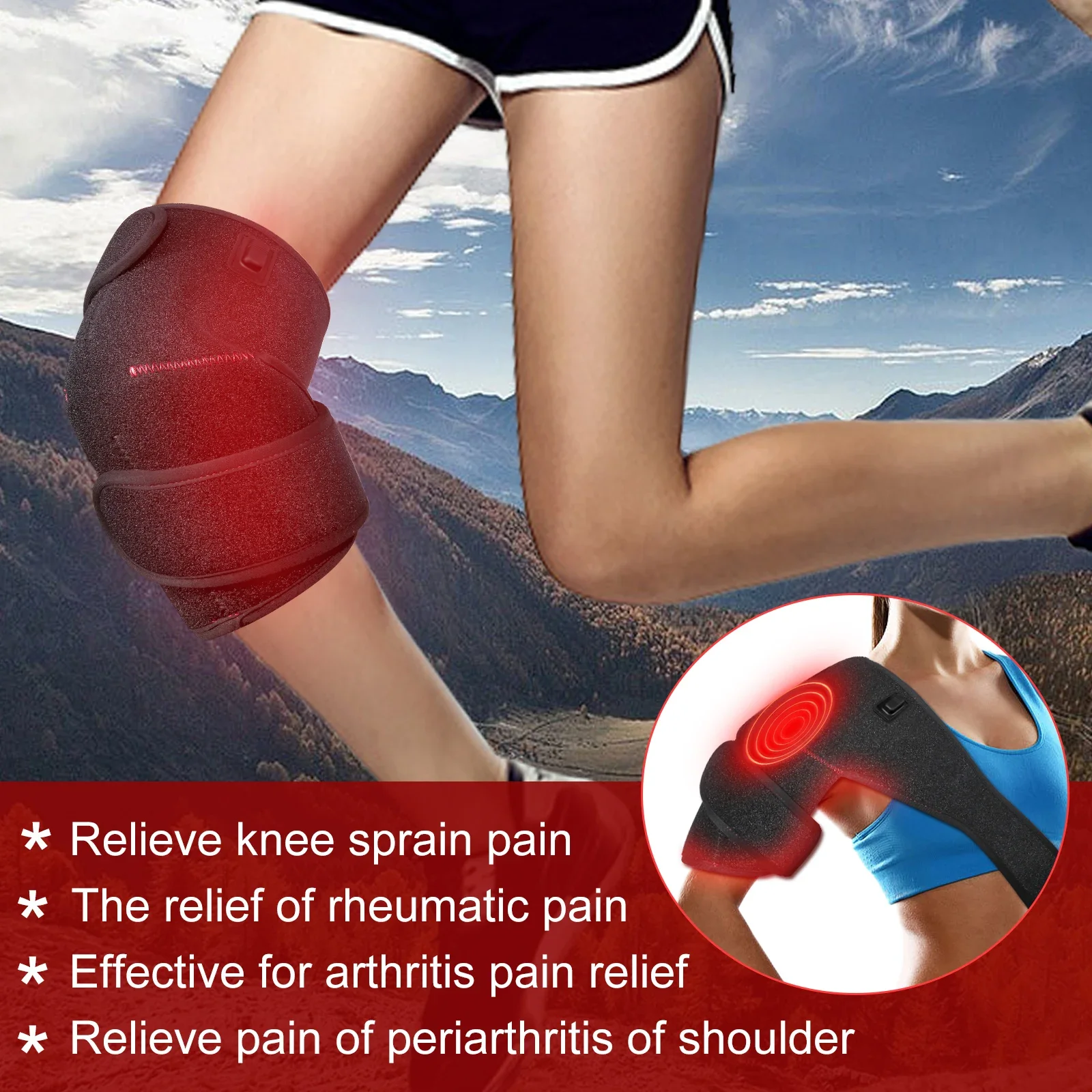 Sport Recovery  Knee Shoulder Infrared Red Light Therapy fast shipping
