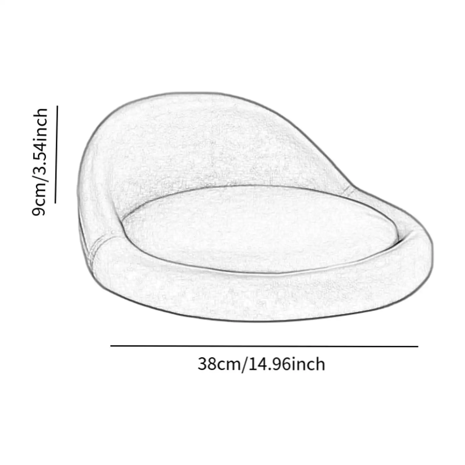 Circular Kitchen Stool with Low Back PU Leather Seat Accessory