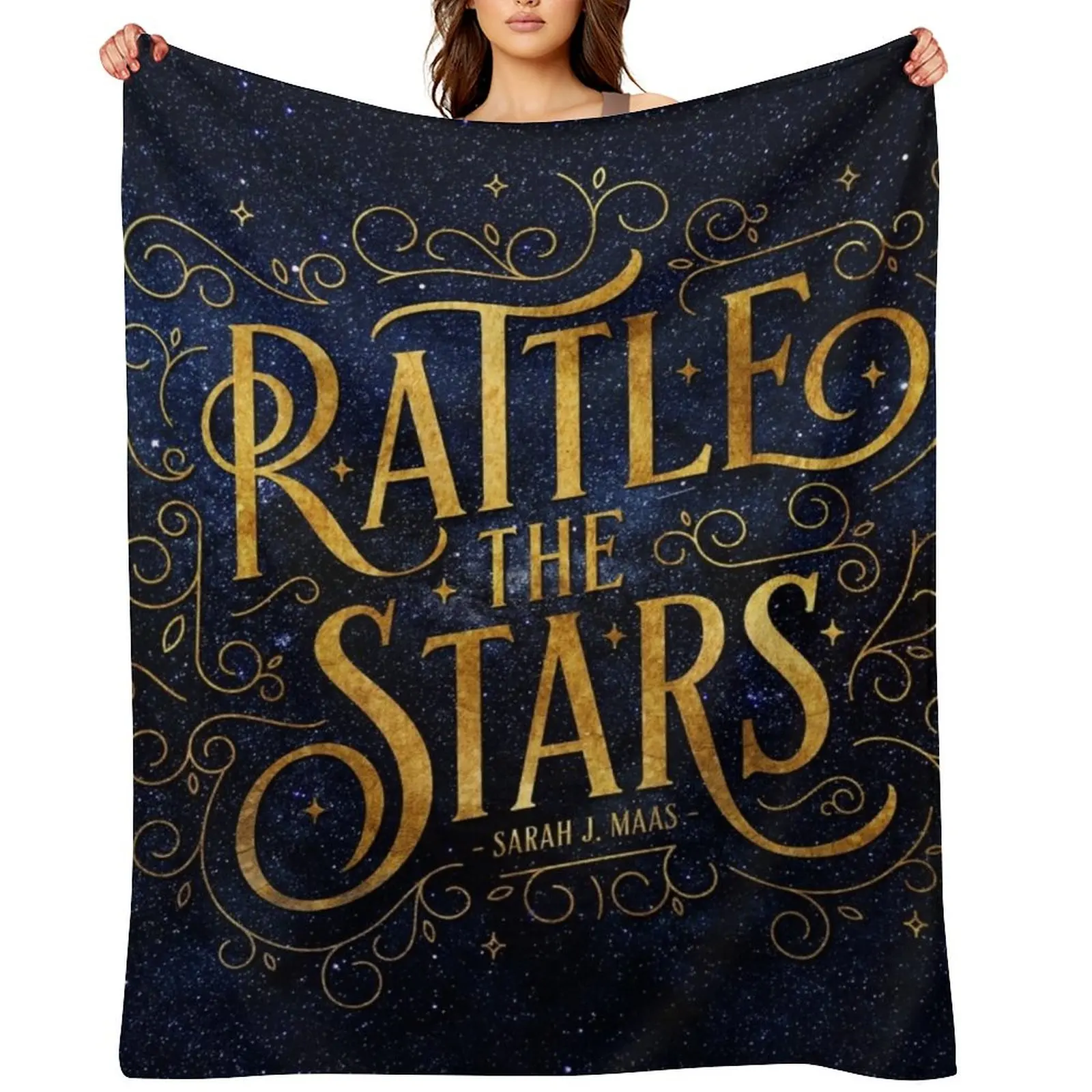 

Rattle the Stars - Night Throw Blanket Sofa Quilt For Sofa Thin for sofa For Decorative Blankets