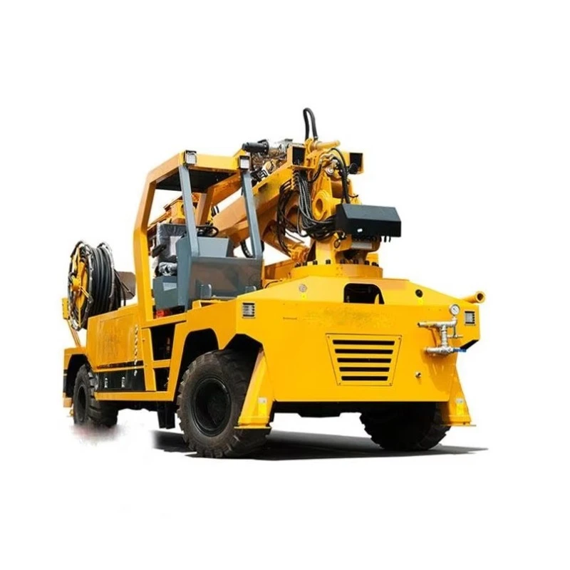Heavy Duty Wet Shotcrete Robot Climbing Ability Self-propelled Underground Mining Spraying Machine