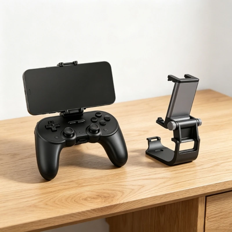 ワイヤレスコントローラー電話マウントクリップモバイルゲームクランプブラケットホルダー-2-3-コントローラースタンドゲームクリップ-f19e