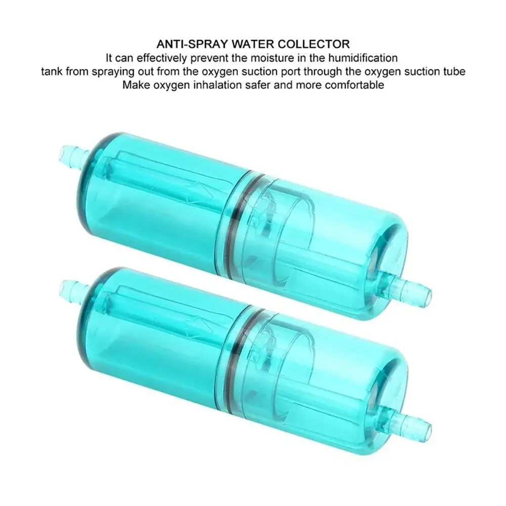 4Pcs Oxygen Generator Oxygen Tubing Connector  Type Healthy Care Oxygen Tube Accessory Replacement Portable Water Collector