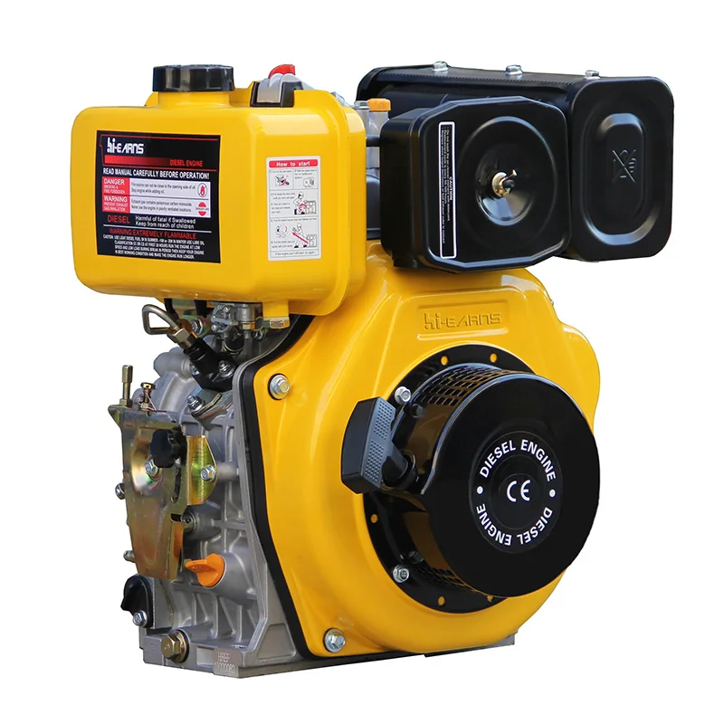 3.8kW Single Cylinder 4-Stroke Air-Cooled Engine HR178FB Easy-to-Operate Hand Start Key Slot Shaft Euro 5 Emission