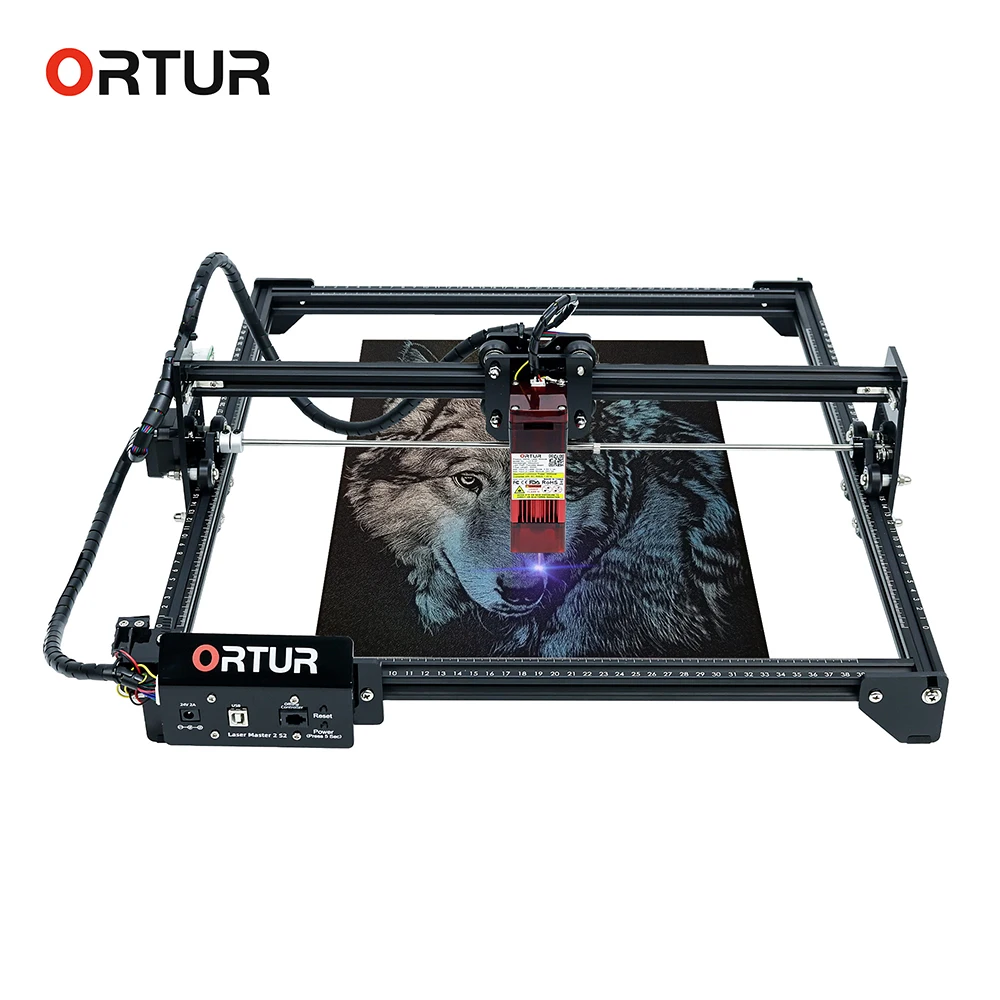 ORTUR Laser Master S2 Laser Engraving Cutting Machine With 32-Bit Motherboard 7w 20w Laser Printer CNC Router