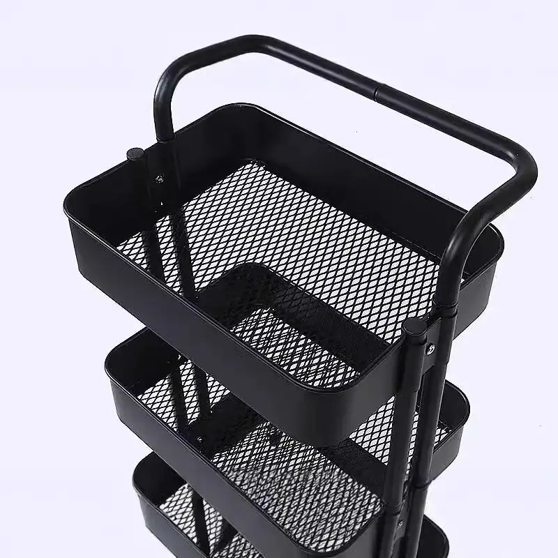 22 Tubes Thickened Carbon Steel Raskog Rolling Cart Ins Style Storage Trolley For Beauty Tools Cupping Jars Tableware Water Cups