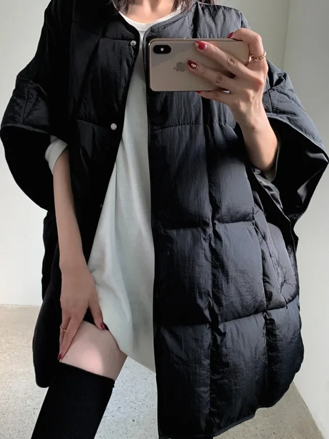 Gilet in cotone Svel dal design coreano retrò sciolto Lazy Sle Jaet da donna invernale New Faion Trendy Top origine cinese