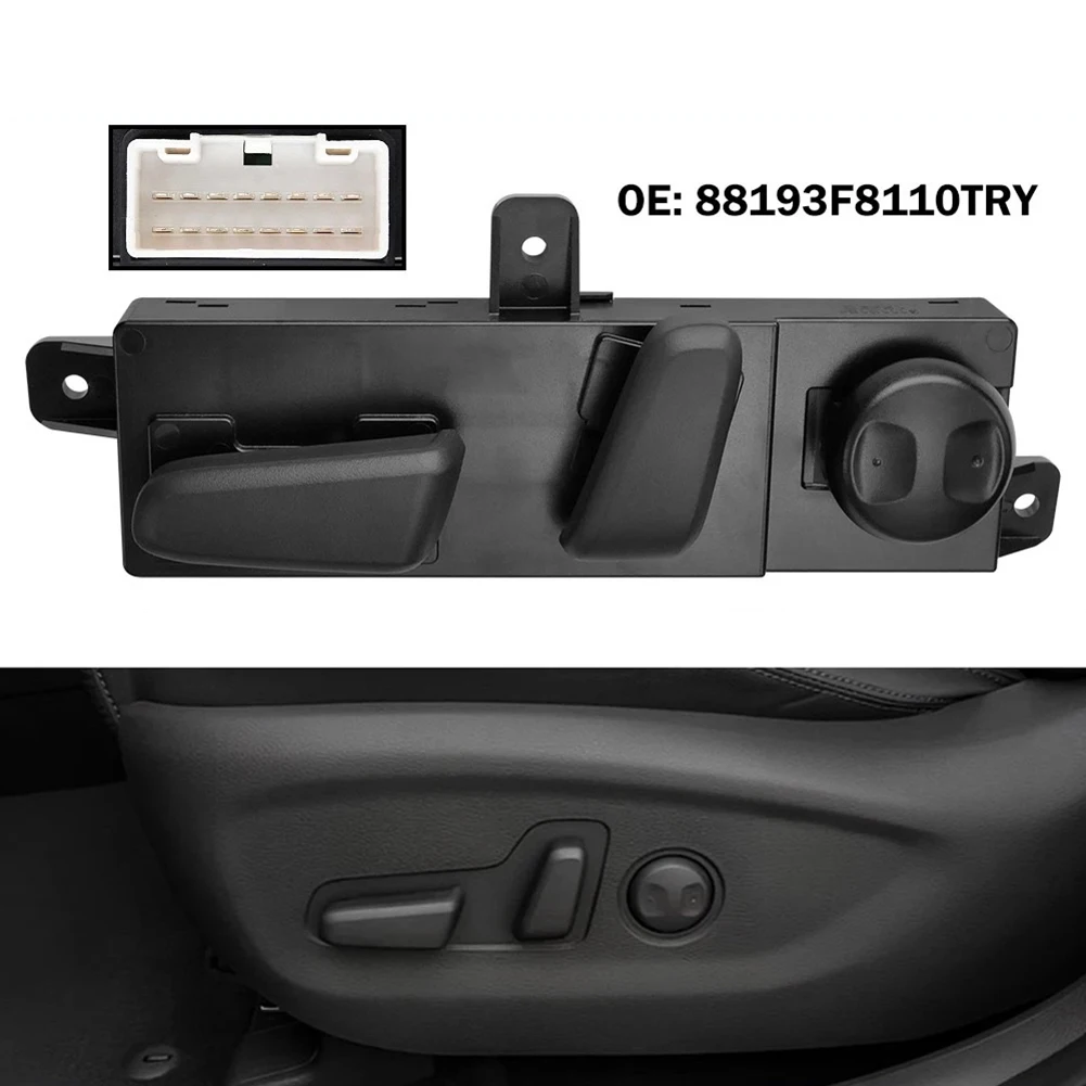 For Hyundai Tucson 2016-2020 Sonata 2015-2019 Left Driver Power Seat Switch Direct Install ABS Material 88193F8110TRY view 2