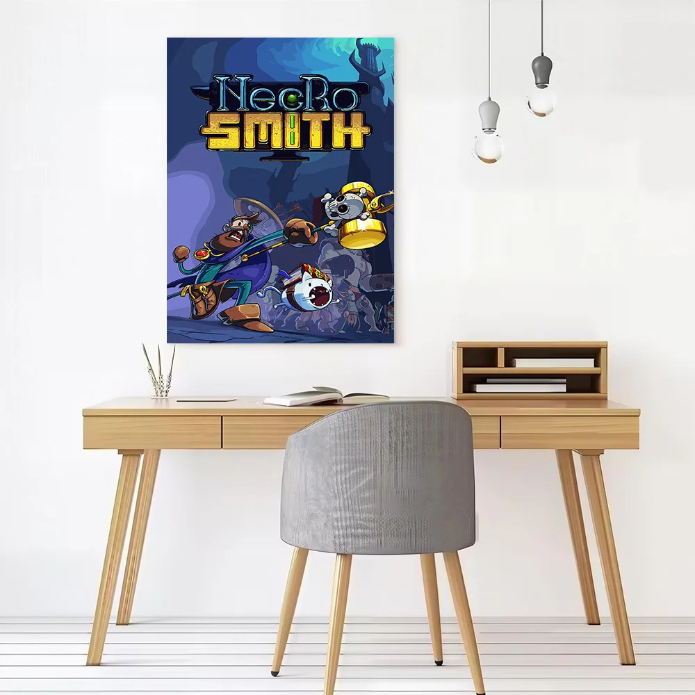 Necrosmith Game Cover Art Printed Canvas Wall Art Customizable Paintings Poster Perfect Gift for Aesthetic Decoration Decor Room