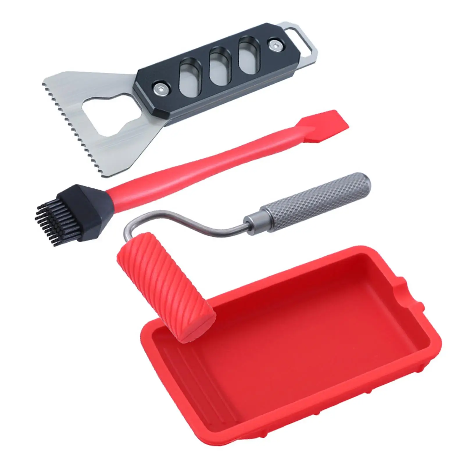 Glue Spreader with Tray Easy to Use Multifunctional Convenient Glue Brush Portable Hand Tool for DIY Coating