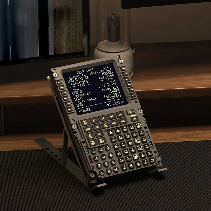 Boeing 737FMC CS 비디오 게임용 Simplayer 비행 시뮬레이터 CDU 제어 디스플레이 장치 액세서리