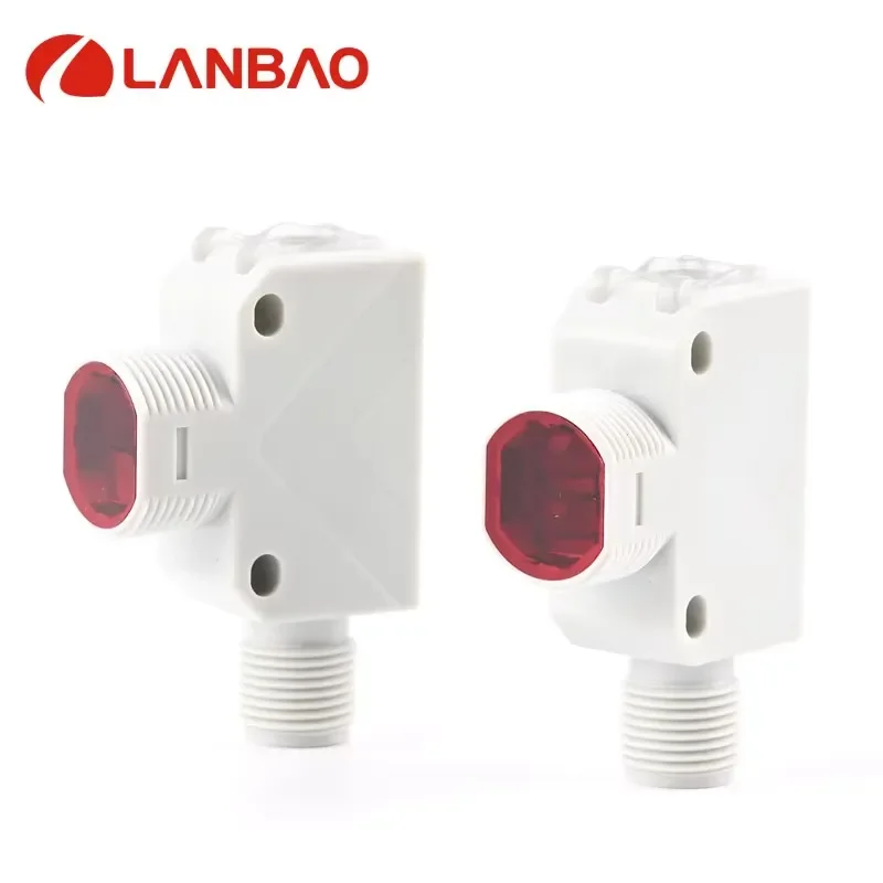 PSR-YC10 Series Optical Proximity Sensor 10cm Sensing Distance NO NC DC Background Suppression Photoelectric Switch Red LED