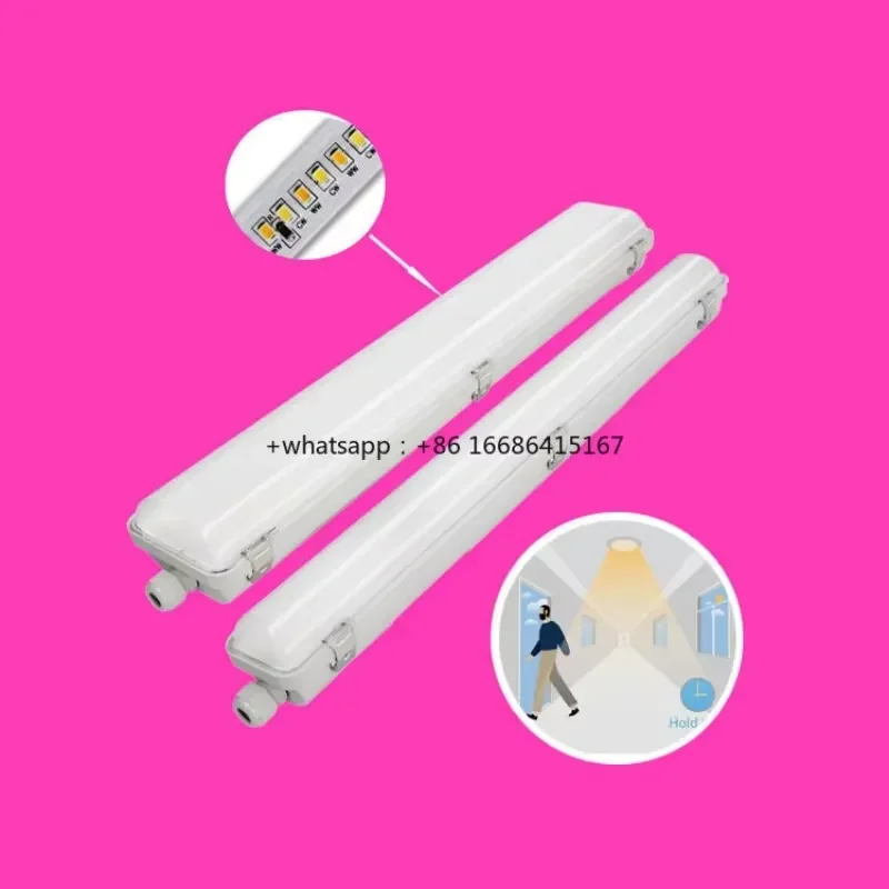 Manufacturer Explosion-proof CCT Selectable Sensor Wide Operating Temperature Led Triproof Light