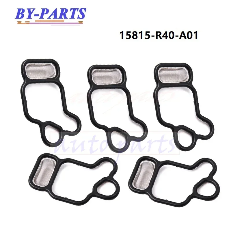 2pcs/5pcs  VTEC Cylinder Head Solenoid Valve Filter Gasket for Honda Accord Civic Odyssey 15815-R40-A01 15815R40A01