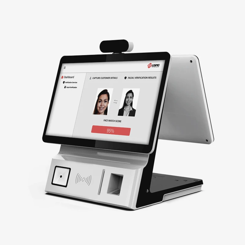 Biometric Terminal ISO14443A B NFC 030mm Reading Distance High Sensitivity