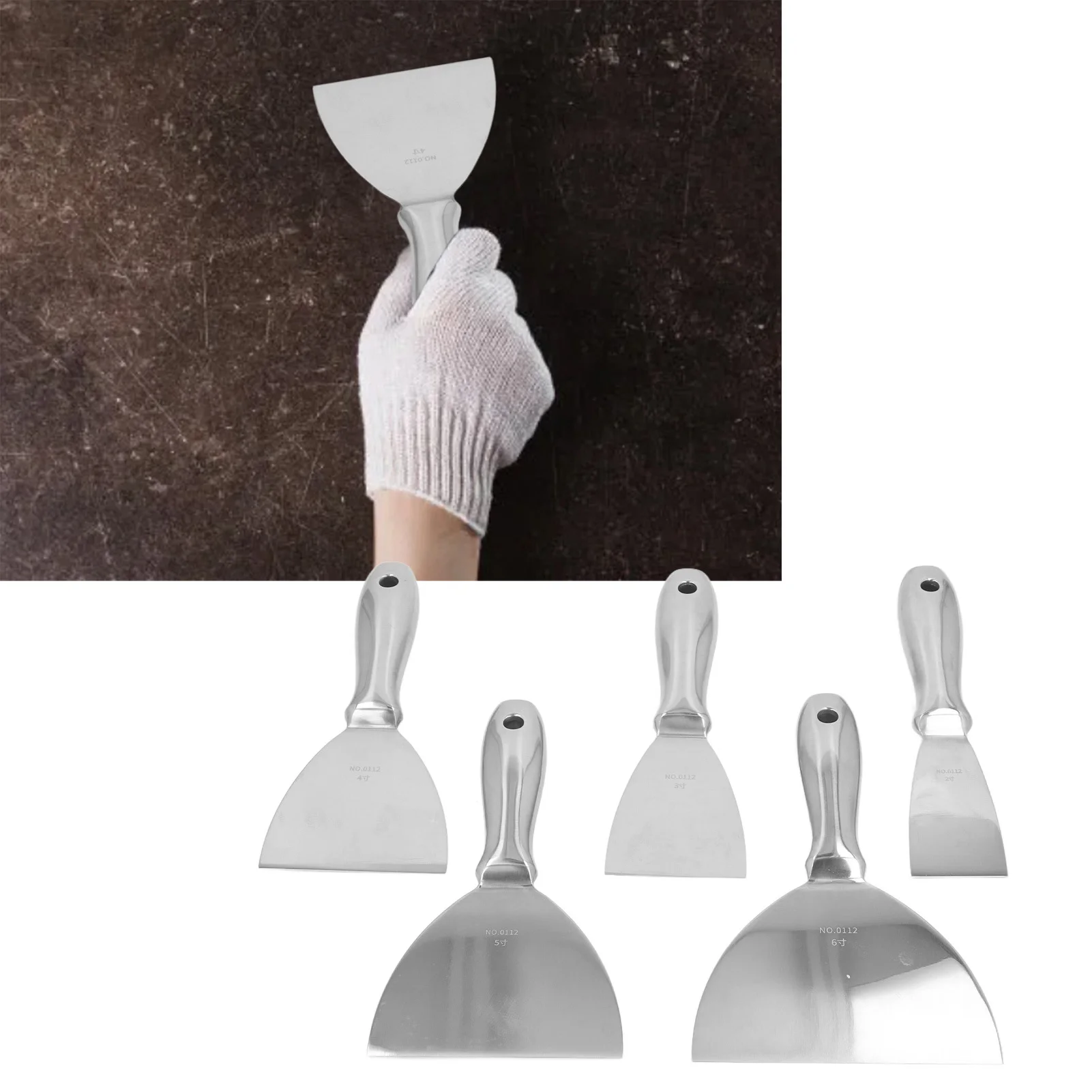 5pcs-putty-scrapers-stainless-steel-scraper-set-plaster-grout-putty-removal-cleaning-tool-2in-3in-4in-5in-6in-size-putty-scraper