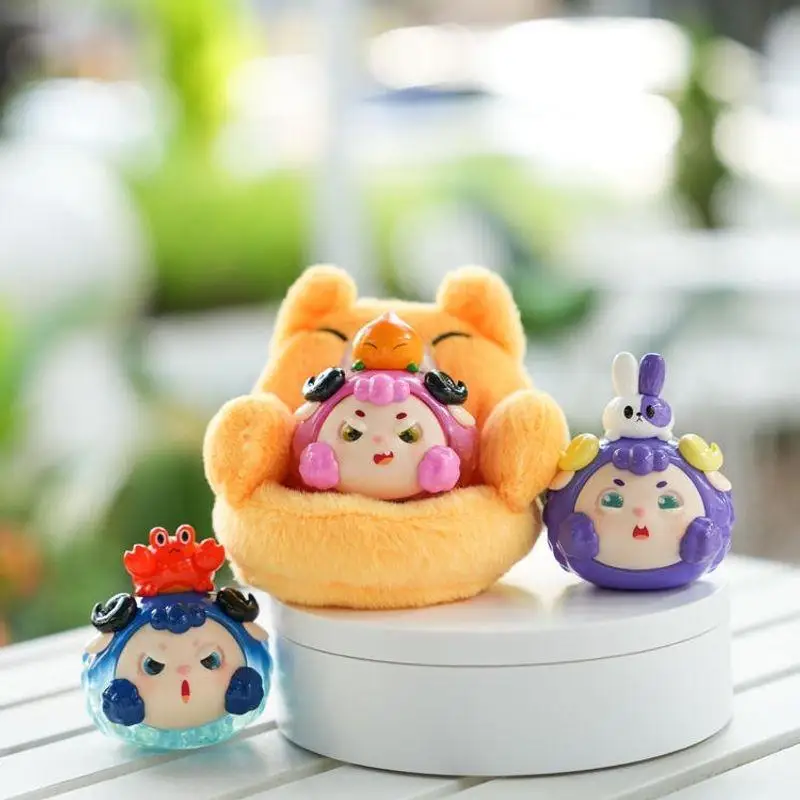 ในสต็อก Bestie Lamb Wowo Tuanzi V2 Magical Little Monster กล่องตาบอดตุ๊กตาการ์ตูนตุ๊กตาของเล่นเดสก์ท็อปเครื่องประดับเด็กของขวัญวันเกิด