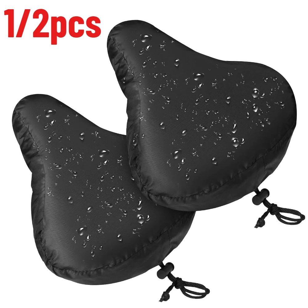 1/2pcs Bicycles Saddle Seat Rain Cover Dust-proof Cushion Protector Guard Outdoor Bicycle Seat Cover All Weather Saddle Cover