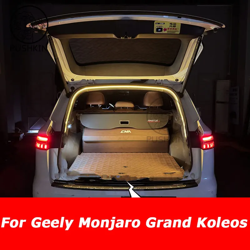 

Rear Trunk LED Light Bar Strips Trunk Interior Decorative Lamp Strip Fit for Geely Monjaro KX11 Grand Koleos Accessories