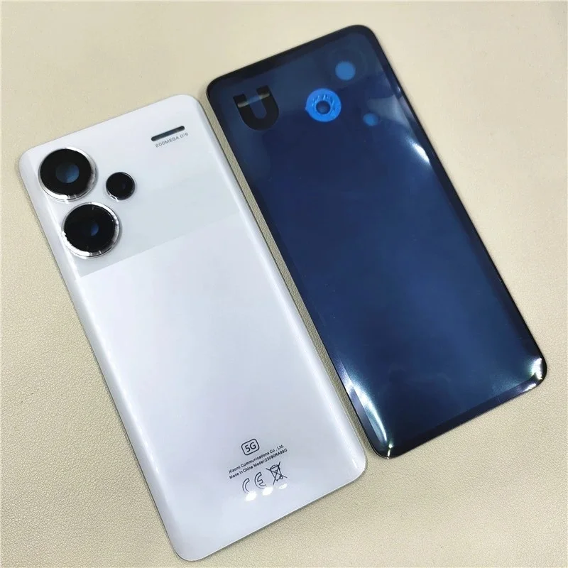 BANERYPAK A+++ Крышка аккумуляторного отсека для Xiaomi Redmi Note 13 Pro Plus + Задняя стеклянная панель корпуса, запасные части