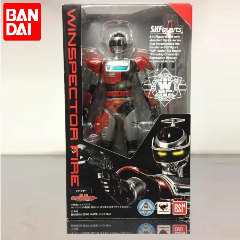 

Japan Kamen "Tokkei Winspector" Original Bandai Tamashii Nations S.H.Figuarts / Shf Toy Action Figure - Fire Model