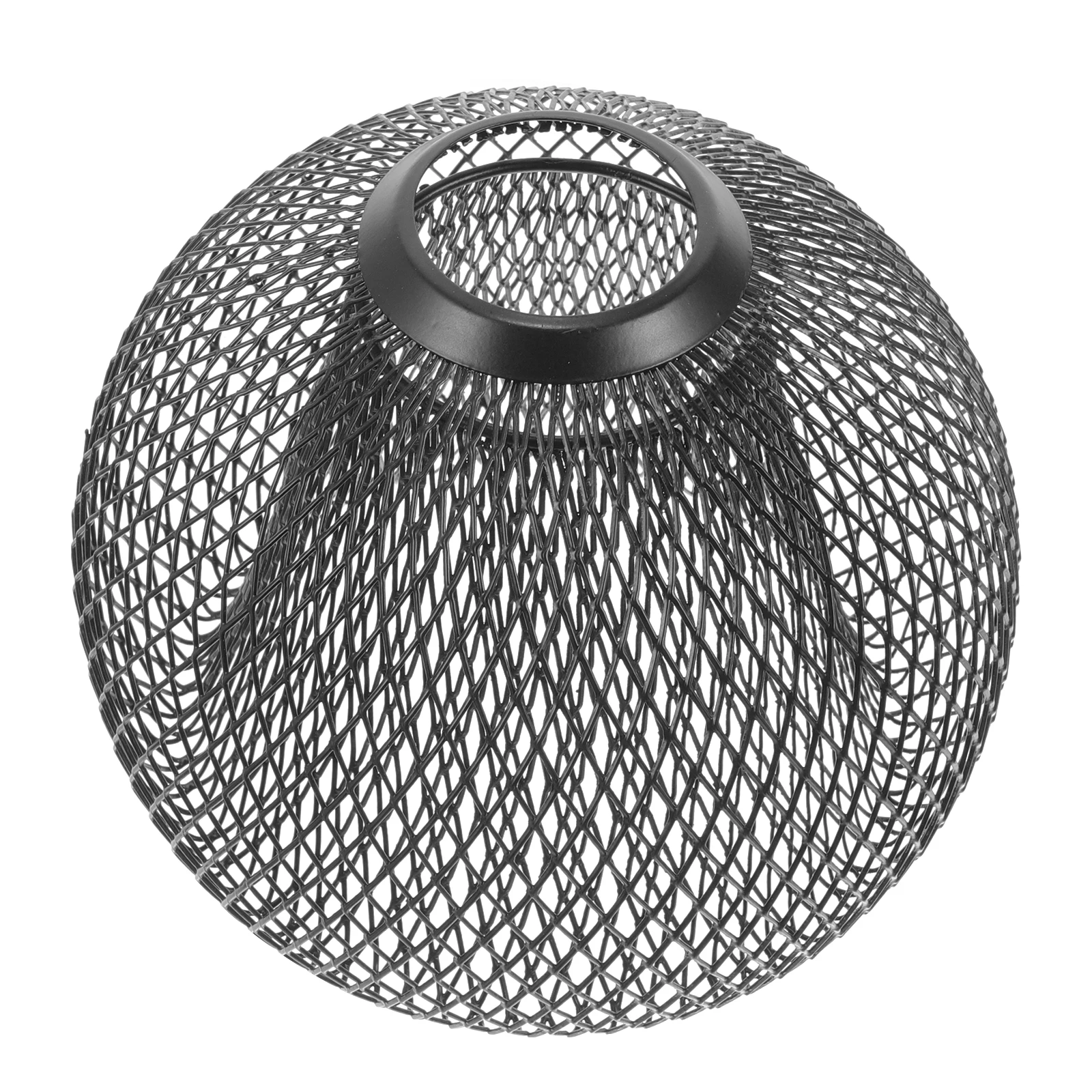 قفص معدني غطاء مصباح الكرة شكل شبكة جوفاء ل قلادة ثريا تركب بالسقف استبدال غطاء معلق ضوء الظل الإضاءة #3