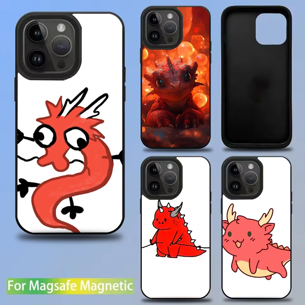 재미있는 레드 드래곤 아이폰 케이스 이미지