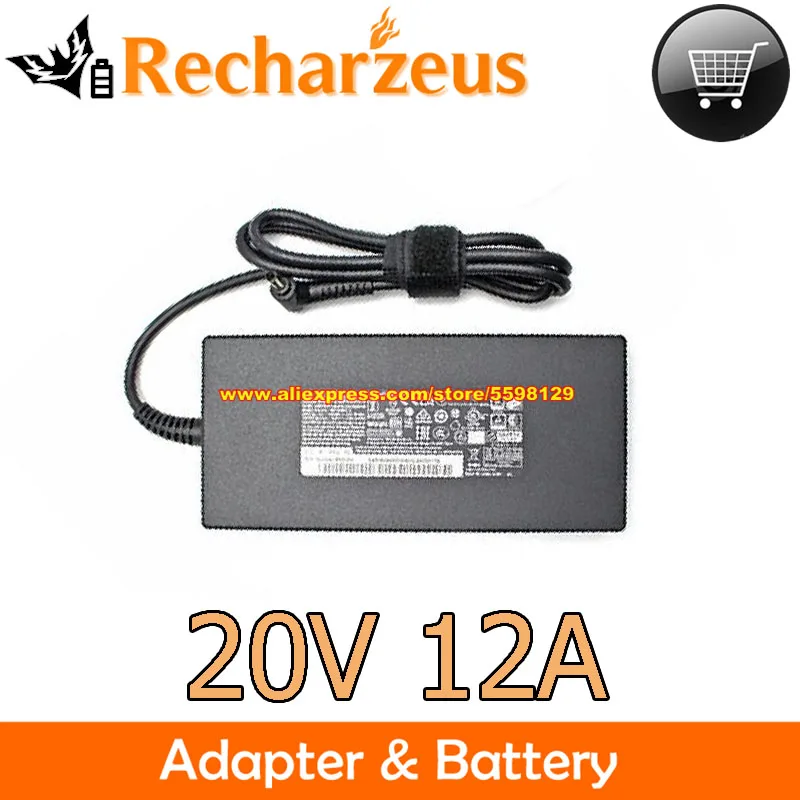 

Original 240W DELTA Thin Laptop Charger 20V 12A For MSI Gaming 15 A5EFK GP76 GP66 GE76 GE66 Power Supply ADP-240EB D AC Adapter