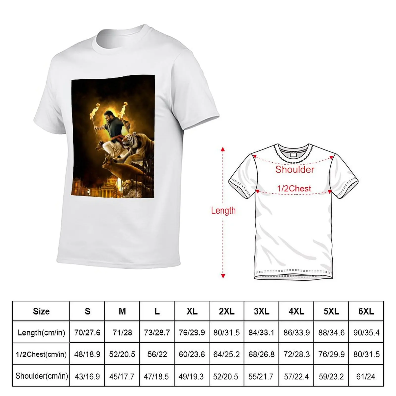 تي شيرت RRR NTR تي شيرت قطني عالي الجودة تي شيرت أنيمي تي شيرت كبير الحجم مع تي شيرت مطبوع #5