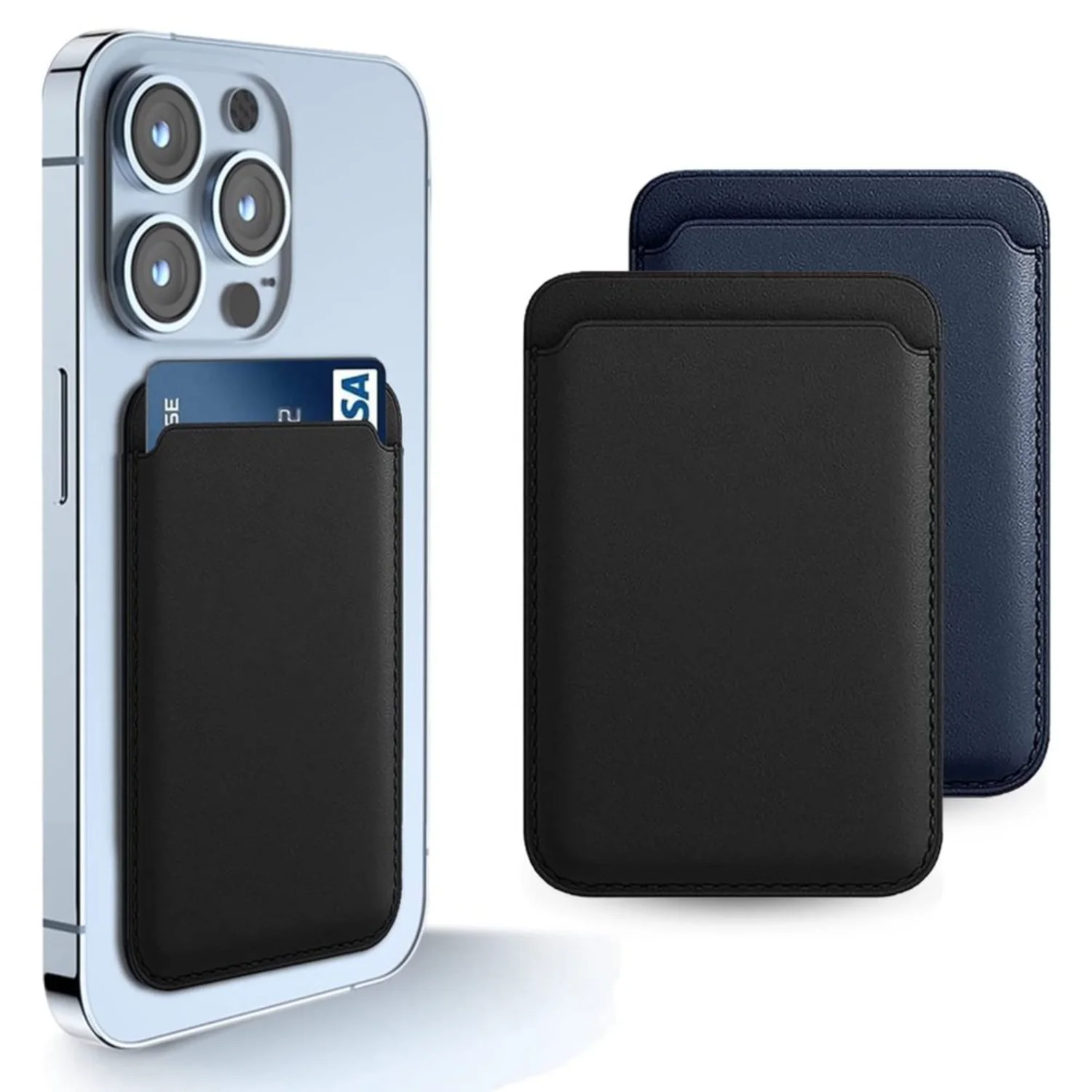 

Magnetic Card Wallet Holder Compatible with MagSafe Wallet iPhone 14 Pro Max, Magsafe Wallet for iPhone, Wallet Designed for App