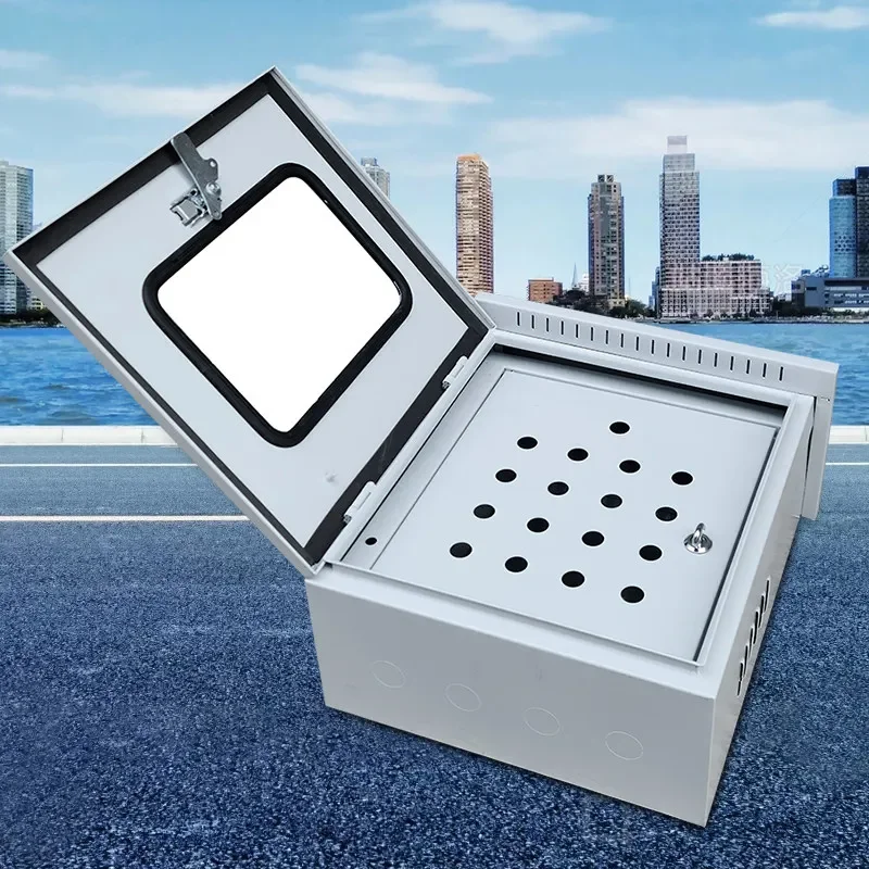Outdoor Double Door Distribution Box Power Control Cabinet Indoor Inspection Junction Box for Electrical Systems